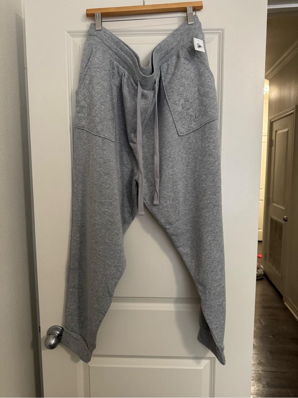 Disney Gray Drawstring Jogger Pants